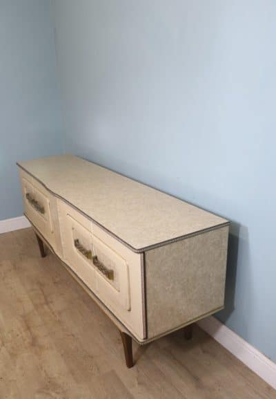 A gorgeous and highly unusual retro cocktail cabinet/sideboard made by Stonehill Furniture and dated 1960. mid century Antique Furniture 6