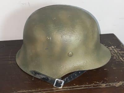 ET 66 GERMAN SOLDIERS STEEL HELMET AFRICA CORPS COLOUR
