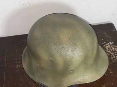ET 66 GERMAN SOLDIERS STEEL HELMET AFRICA CORPS COLOUR - Image 2
