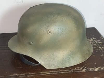 ET 66 GERMAN SOLDIERS STEEL HELMET AFRICA CORPS COLOUR - Image 4