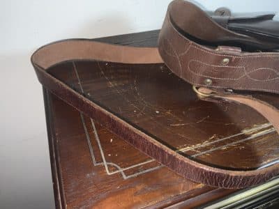 British Army Officers belt shoulder strap .455 Webley’s Holster 1WW - Image 5
