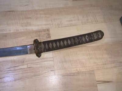 Japanese 2WW Officers Sword Antique Swords 25