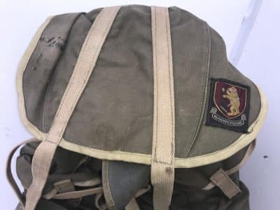 British Army Bergman Haversack SAS or Commando Military & War Antiques 4
