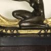 Art Deco “ Dancing With Egyptian “ Bronze & Marble - Image 2