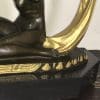 Art Deco “ Dancing With Egyptian “ Bronze & Marble - Image 10