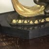 Art Deco “ Dancing With Egyptian “ Bronze & Marble - Image 11