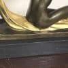 Art Deco “ Dancing With Egyptian “ Bronze & Marble - Image 14
