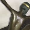 Art Deco “ Dancing With Egyptian “ Bronze & Marble - Image 17