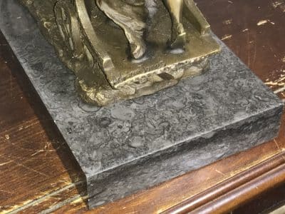 The Chariot racer in hot caste bronze & marble - Image 8