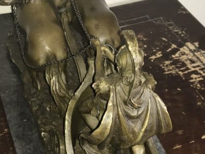 The Chariot racer in hot caste bronze & marble - Image 9