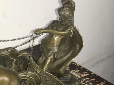 The Chariot racer in hot caste bronze & marble - Image 13