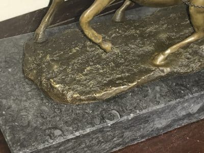 The Chariot racer in hot caste bronze & marble - Image 14