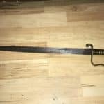 SAW BACK 1850 BRITISH PIONEERS SIDE ARM. Antique Swords