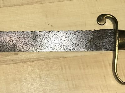 SAW BACK 1850 BRITISH PIONEERS SIDE ARM. - Image 3