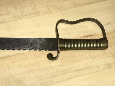 SAW BACK 1850 BRITISH PIONEERS SIDE ARM. Antique Swords 11