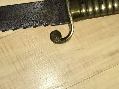 SAW BACK 1850 BRITISH PIONEERS SIDE ARM. - Image 14