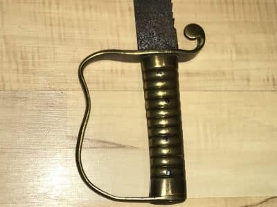 SAW BACK 1850 BRITISH PIONEERS SIDE ARM. Antique Swords 17