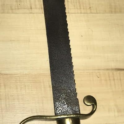 SAW BACK 1850 BRITISH PIONEERS SIDE ARM. - Image 16