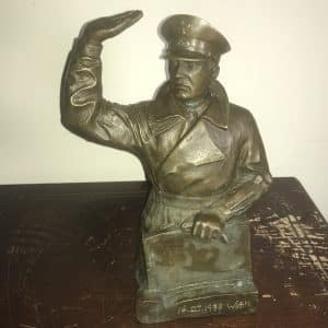 Adolph Hitler taking the salute of the people Antique Sculptures