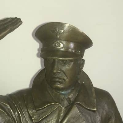 Adolph Hitler taking the salute of the people Antique Sculptures 7