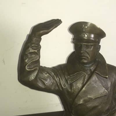 Adolph Hitler taking the salute of the people Antique Sculptures 8