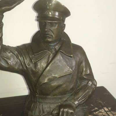 Adolph Hitler taking the salute of the people Antique Sculptures 9