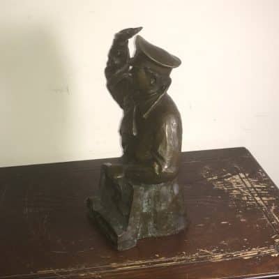 Adolph Hitler taking the salute of the people Antique Sculptures 11
