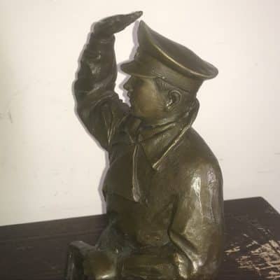 Adolph Hitler taking the salute of the people Antique Sculptures 13