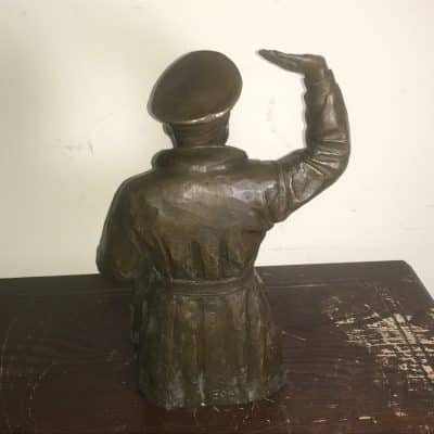 Adolph Hitler taking the salute of the people Antique Sculptures 14
