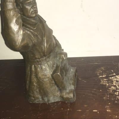Adolph Hitler taking the salute of the people Antique Sculptures 19