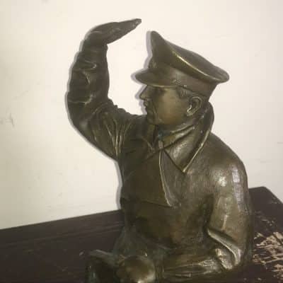 Adolph Hitler taking the salute of the people Antique Sculptures 21