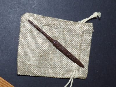 Ancient Viking Age Bodkin Arrow Head (5084) Norse arrow, Antique Collectibles 9