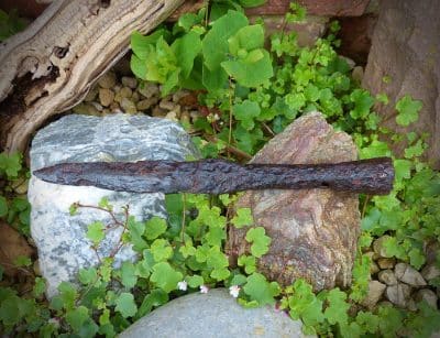 Ancient Roman Iron Spear Head, Socketed (5074) ancient spear Antique Collectibles 3