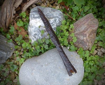 Ancient Roman Iron Spear Head, Socketed (5074) ancient spear Antique Collectibles 5