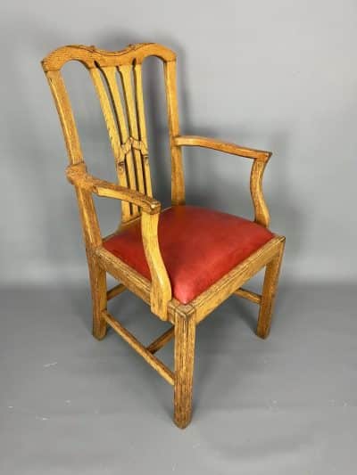 Great Western Railway Oak Desk Chair armchair Antique Chairs 3