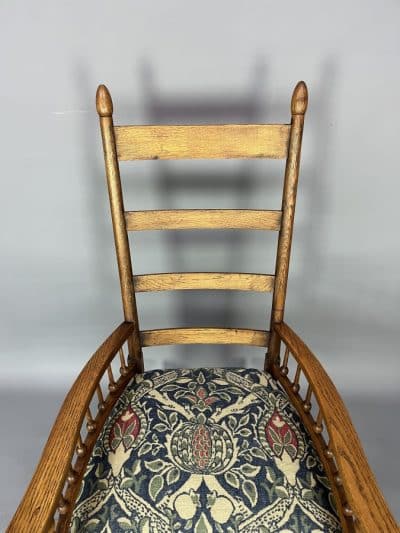 William Birch Arts & Crafts Oak Rocking Chair - Image 3