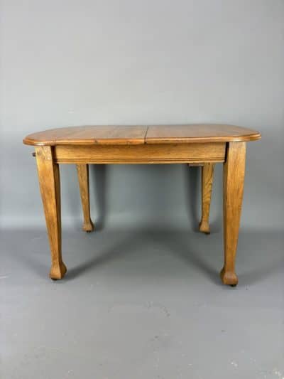 Arts & Crafts Extending Oak Dining Table c1900 dining table Antique Furniture 4