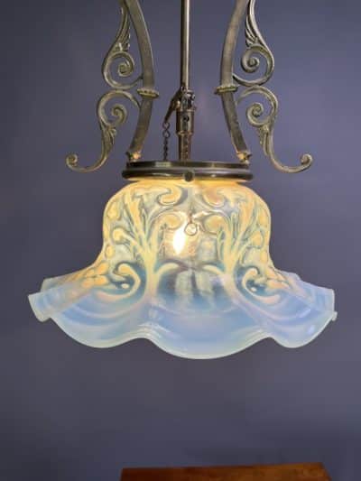 John Walsh Walsh Vaseline Glass Ceiling Light