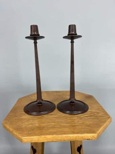 After Charles Rennie Mackintosh Design Candlesticks Candlesticks Antique Collectibles 9