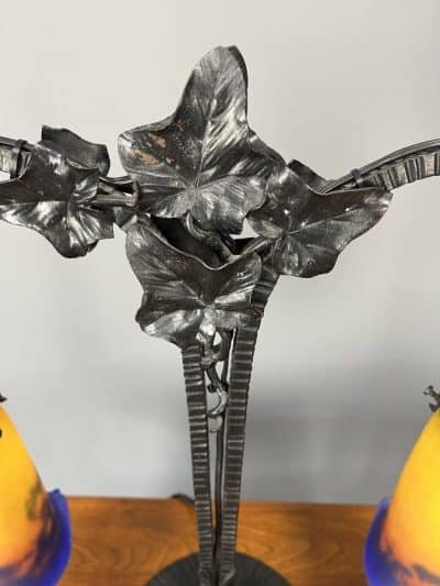 French 'Muller Freres' Table Lamp - Image 6