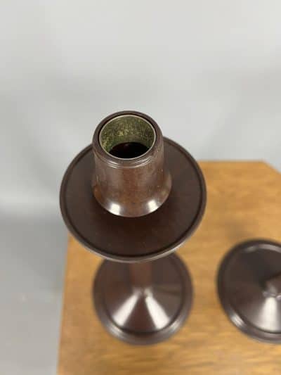 After Charles Rennie Mackintosh Design Candlesticks - Image 4