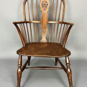 Georgian Wheel Back Windsor Armchair c1800 armchair Antique Chairs