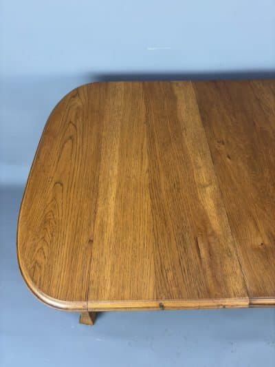 Arts & Crafts Extending Oak Dining Table c1900 - Image 6