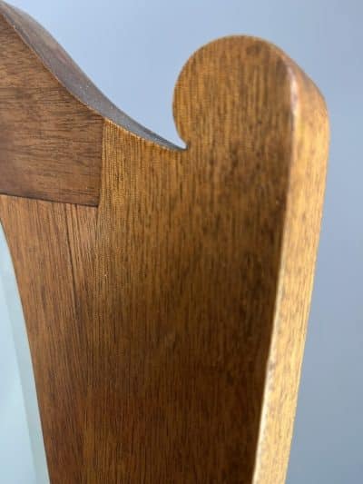 Early 20th Century Walnut Cheval Mirror - Image 6