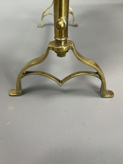 Art Nouveau Brass & Mirrored Glass Fire Screen - Image 3
