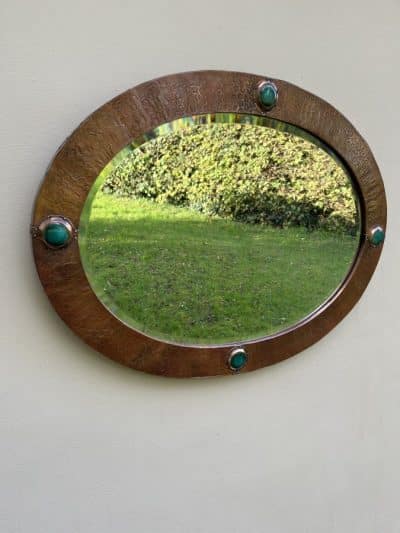 J & F Pool of Hayle Copper Mirror
