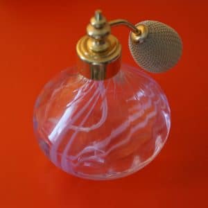 Beautiful Quality Glass Perfume / Scent Atomiser Crystal Atomisers Antique Glassware