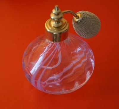 Beautiful Quality Glass Perfume / Scent Atomiser Crystal Atomisers Antique Glassware 3