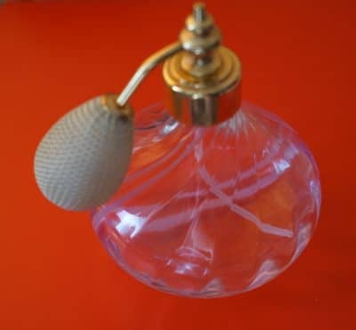 Beautiful Quality Glass Perfume / Scent Atomiser Crystal Atomisers Antique Glassware 8