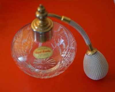 Royal Brierley Cut & Etched Hand Made Perfume Atomiser Caithness Atomisers Antique Glassware 3